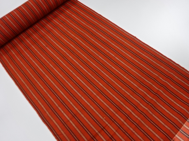 JAPANESE KIMONO / ANTIQUE BOLT FOR KIMONO / SILK / TSUMUGI